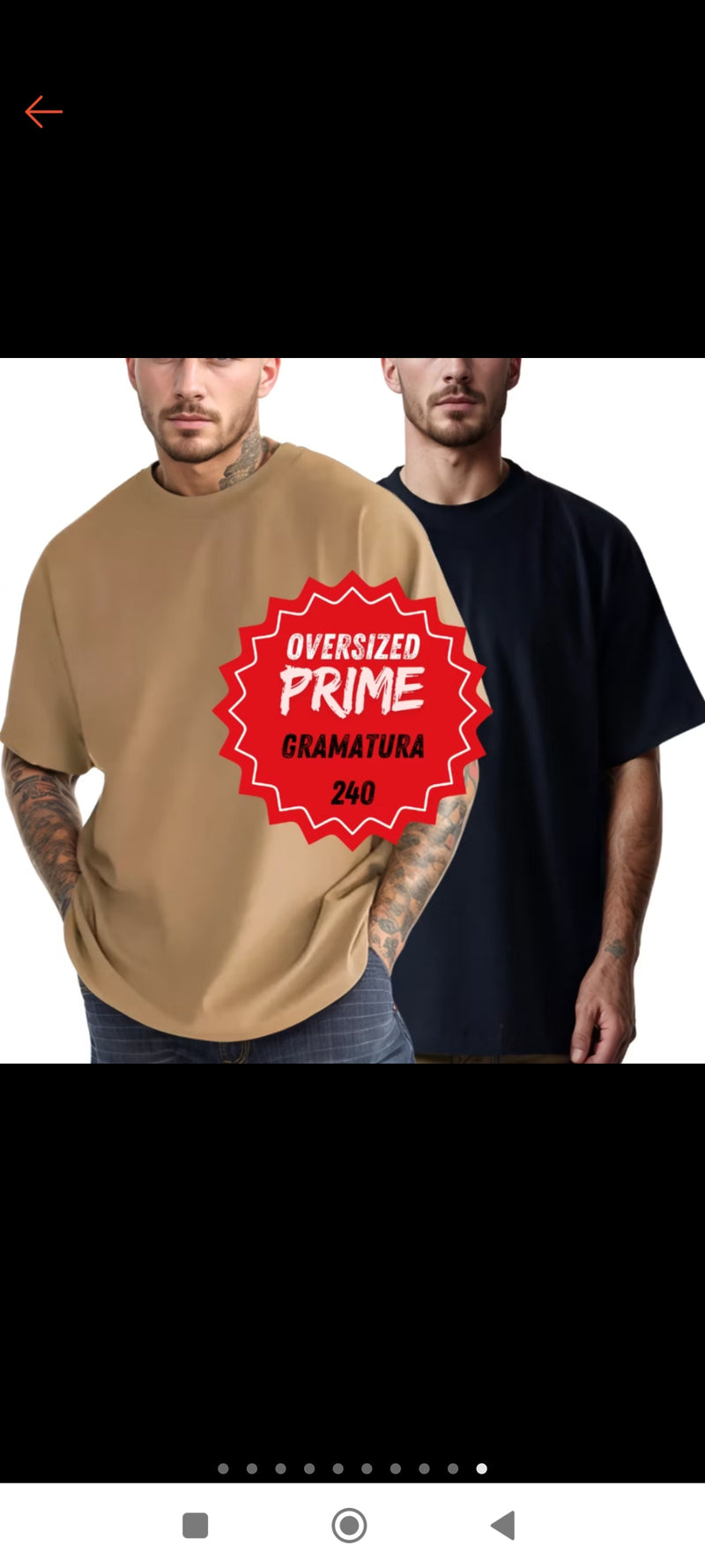 2 Camisetas oversize pano premium 100% algodão